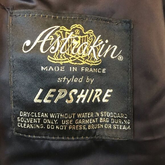 Vintage Persian Lambs wool with mink collar 1950/60 - Picture 8 of 10